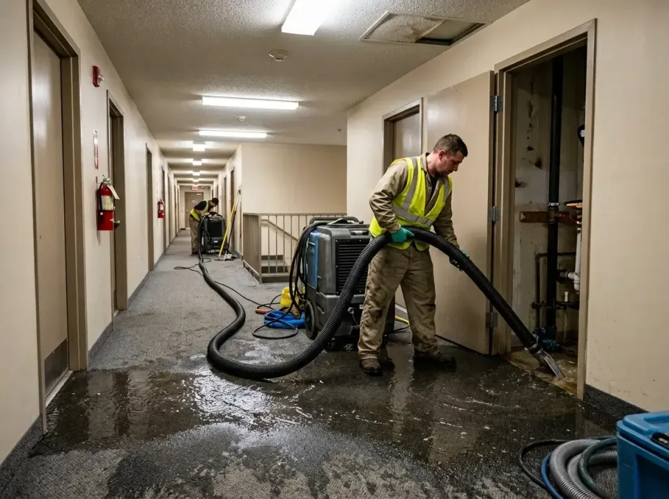 multi-unit-apartment-hallway-f-005 — frequently asked questions, Emergency Burst Pipe Water Extraction & Removal in Aloha, OR